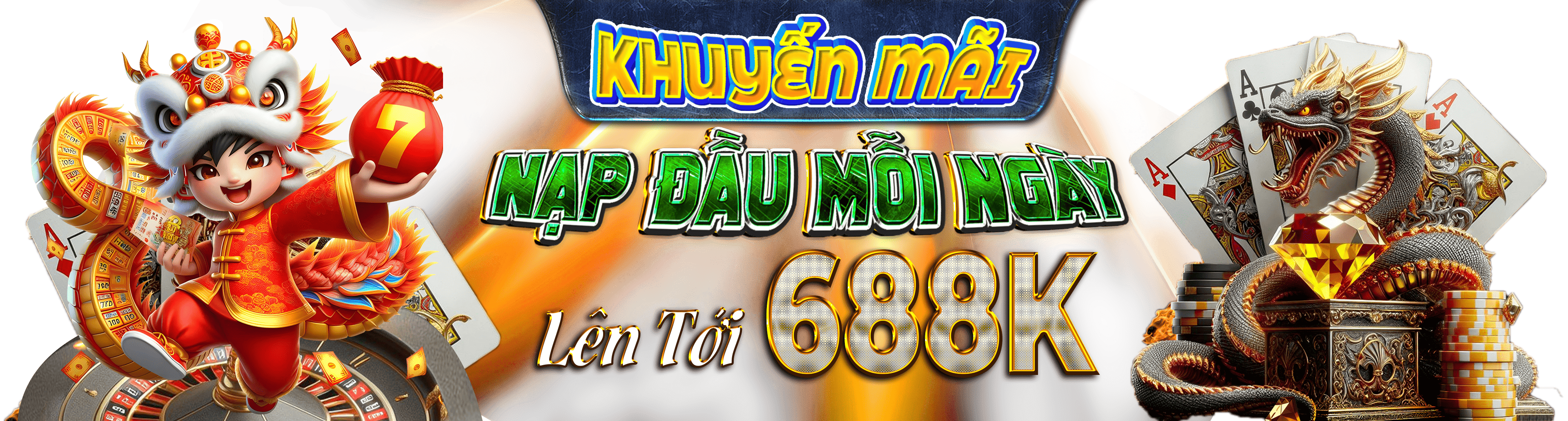 khuyến mãi nạp đầu mỗi ngày lên tới 688k